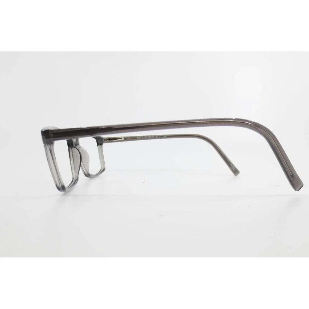 MP 7106 Gray Rectangular Eyeglass Frames 53-17-140 Translucent Men Women Glasses